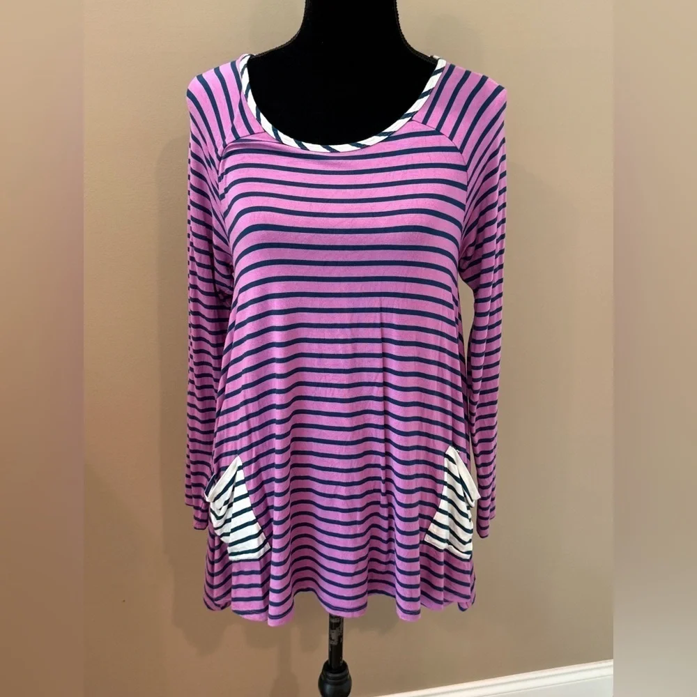 Women’s Matilda Jane Make Believe No Limitations Swing Tunic Top- Size Small - Picture 2 of 6
